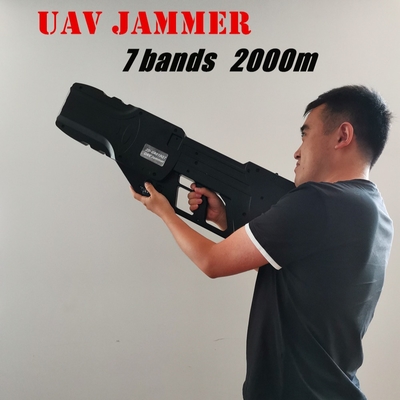 2km Jamming Distance โดรนแบบพกพา Jammer Gun Shape